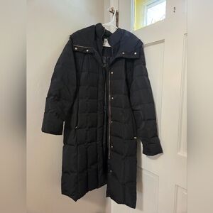 Women's Black Quilted Coat